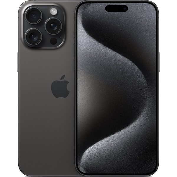 Смартфон Apple iPhone 15 Pro Max черный титан 1